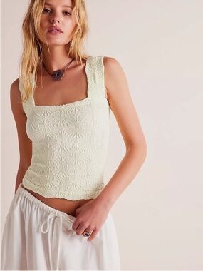 FREE PEOPLE Love Letter Tank in Ivory M/L